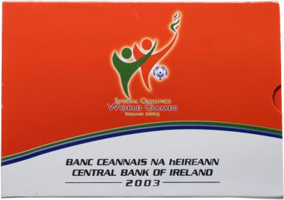 купить Ирландия набор из 9-ти монет евро 2003 "Специальная Олимпиада 2003 в Дублине" в буклете