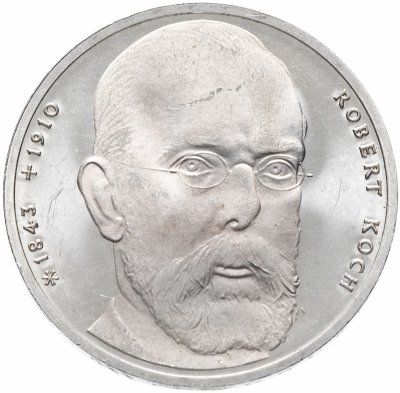 купить Германия (ФРГ) 10 марок 1993 "150 лет со дня рождения Роберта Коха"