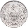 Купить Германия 1/2 марки (mark) 1918, знак монетного двора: "D" - Мюнхен