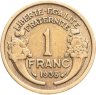 Купить Франция 1 франк (franc) 1938