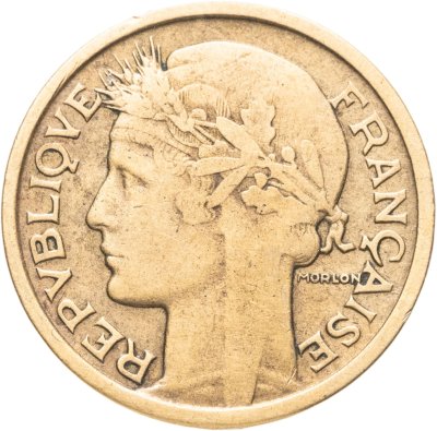 купить Франция 1 франк (franc) 1938