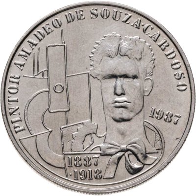 купить Португалия 100 эскудо (escudos) 1987 100 лет со дня рождения Амадеу ди Соуза-Кардозу