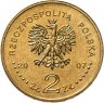 Купить Польша 2 злотых 2007 "Польские путешественники - 150 лет со дня рождения писателя Джозефа Конрада (Юзефа Коженёвского) Корабль"