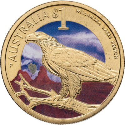 купить Австралия 1 доллар 2012 "Юбилей Австралии - Озерный район Уилландра"