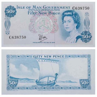 купить Остров Мэн 50 пенсов 1979