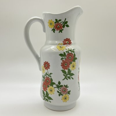 купить Кувшин, украшенный цветочным декором, фарфор, деколь, СССР, 1970-1990 гг.