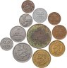 Купить Финляндия набор из 11 монет 1, 5, 10, 20, 25, 50 пенни и 1 марка 1899-2000