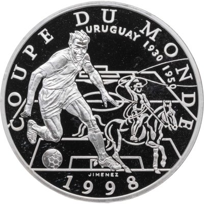 купить Франция 10 франков (francs) 1996 Чемпионат мира по футболу 1998 - Уругвай 1930, 1950