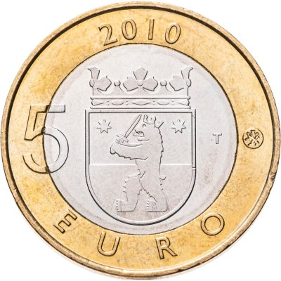 купить Финляндия 5 евро (euro) 2010 Провинция Сатакунта