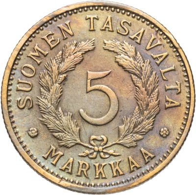 купить Финляндия 5 марок (markkaa) 1951