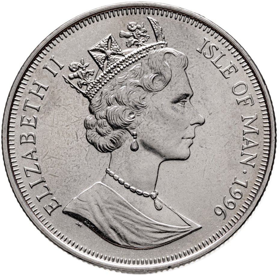 купить Остров Мэн 1 крона (crown) 1996 "Кошки - Бурманская кошка"