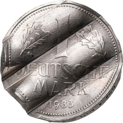 купить Германия 1 марка 1983, знак монетного двора: "D" - Мюнхен Гашение