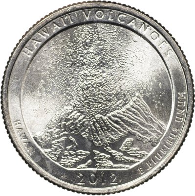 купить США 25 центов [Квотер] 2012 P [KM#522] "Национальный парк Гавайские вулканы - Hawaii Voclanoes [Hawaii]"