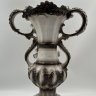 Купить Ваза с лепным цветочным декором, фаянс, роспись, Capodimonte (Каподимонте), Италия, 1960-1990 гг.