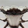 Купить Ваза с лепным цветочным декором, фаянс, роспись, Capodimonte (Каподимонте), Италия, 1960-1990 гг.