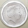 Купить Австралия 50 центов 2017 70 лет Королевской свадьбе