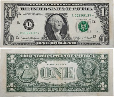 купить США 1 доллар 1969D года (Pick 349e) L-Сан Франциско *-серия замещения