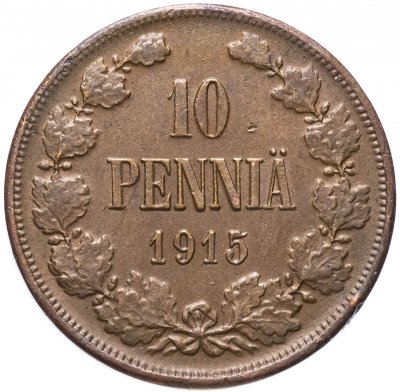 Купить 10 пенни 1915 г.  Русская Финляндия, Николай II
