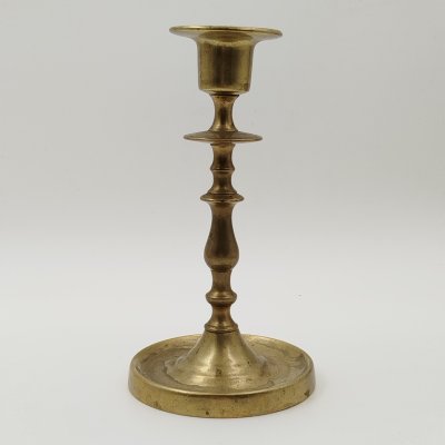 купить Подсвечник фигурный на круглом основании, для одной свечи, бронза, литьё, Российская империя, 1890-1917 гг.