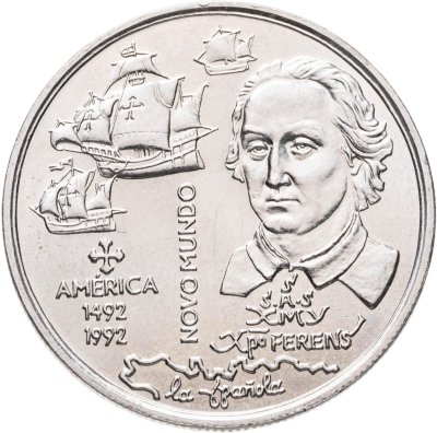 купить Португалия 200 эскудо (escudos) 1992 Новый мир - Америка
