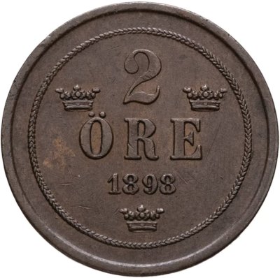 купить Швеция 2 эре (ore) 1893