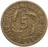 Купить Германия 5 рейхспфеннигов (reichspfennig) 1925, знак монетного двора "A" — Берлин