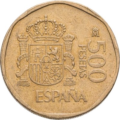 купить Испания 500 песет (pesetas) 1988