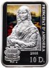 Купить Андорра 10 динеров 2008 "Леонардо да Винчи"