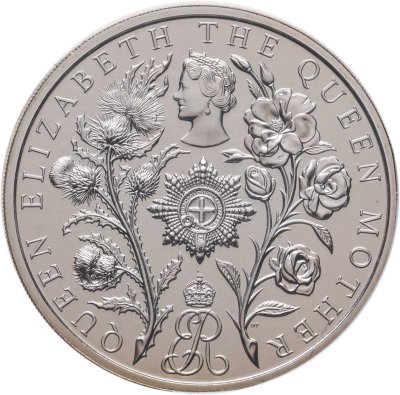 купить Великобритания 5 фунтов 2026 "125-летие со дня рождения королевы Елизаветы - королевы-матери"