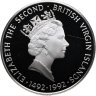 Купить Британские Виргинские острова 25 долларов (dollar) 1992 "500 лет Открытию Нового Света. Колумб на борту корабля"