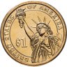 Купить США 1 доллар 2016 "40-й президент США - Рональд Рейган", знак монетного двора "D" - Денвер
