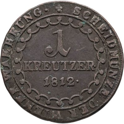 купить Австрия 1 крейцер 1812