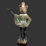Купить Подсвечник каминный "Арапчонок" ("Мавр"), металл, крашение, патинирование, Европа, 1950-1980 гг.