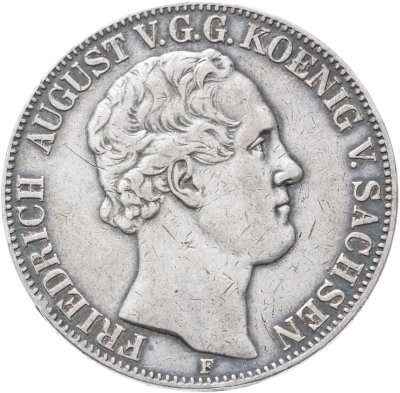купить Саксония 2 талера - 3 1/2 гульдена (двойной талер) 1854