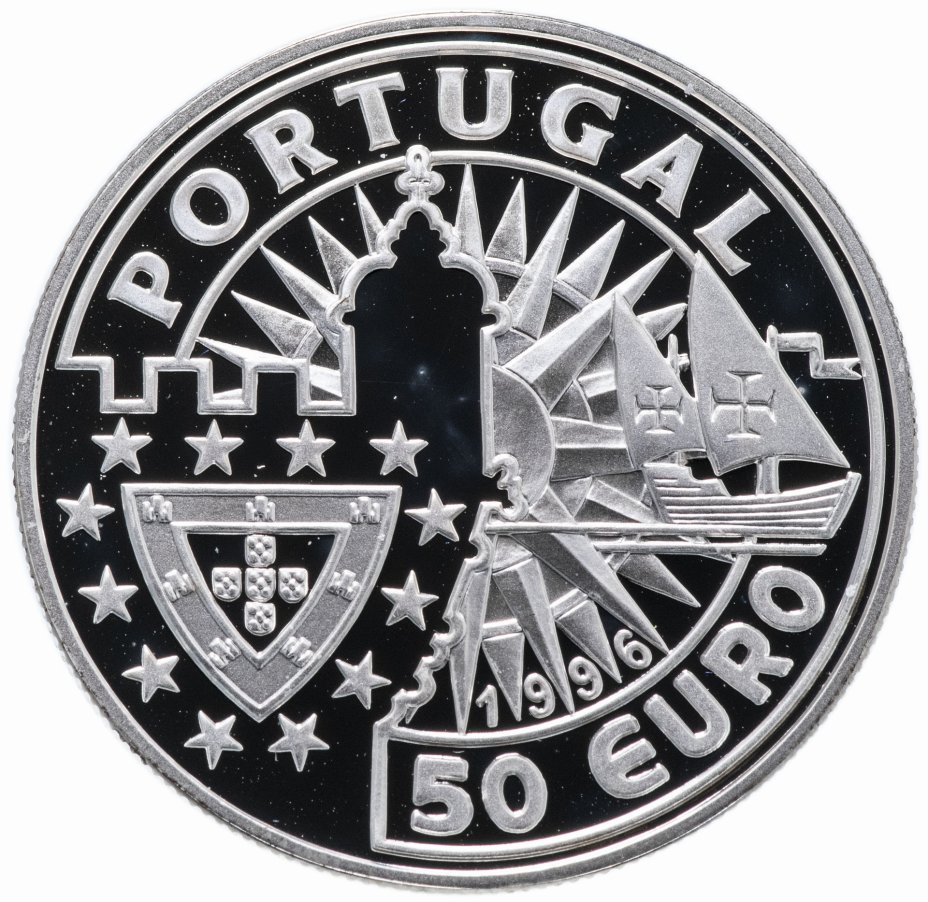 купить Португалия 50 евро 1996 года Филипп Ланкастер и Джудит