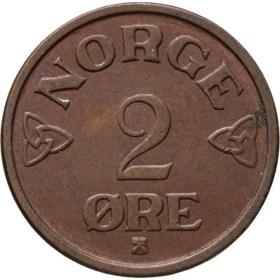 купить Норвегия 2 эре (ore) 1955