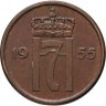 Купить Норвегия 2 эре (ore) 1955