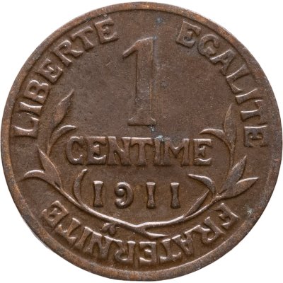 купить Франция 1 сантим (centime) 1911