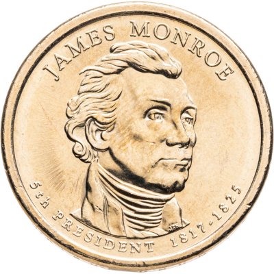 купить США 1 доллар 2008 D "5-ый Президент США - Джеймс Монро"