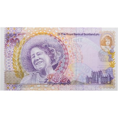 купить Шотландия 20 фунтов 2000 100 лет Королевы-матери