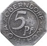 Купить Германия "Оберндорф-ам-Неккар" 5 пфеннигов 1918 нотгельд