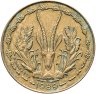 Купить Западная Африка (BCEAO) 5 франков (francs) 1989