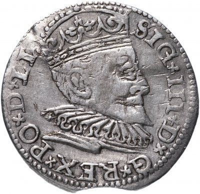 купить Речь Посполитая, Рига, Сигизмунд III трояк - 3 гроша 1594