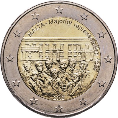 купить Мальта 2 евро (euro) 2012 "Конституция Мальты - Совет большинства 1887 года"