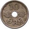 Купить Дания 10 эре (ore) 1925
