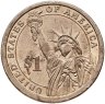 Купить США 1 доллар (dollar) 2010 D Президент США - Франклин Пирс (1853-1857) знак монетного двора: "D" - Денвер