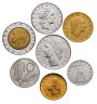 Купить Италия набор монет 5-500 лир 1951-2001 (7 штук)