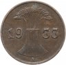 Купить Германия 1 рейх пфенниг 1924-1936