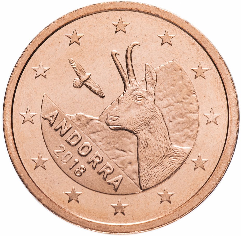 купить Андорра 2 цента (cents) 2018