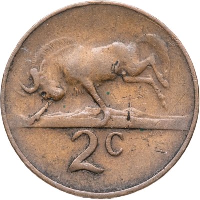 купить ЮАР 2 цента (cents) 1965